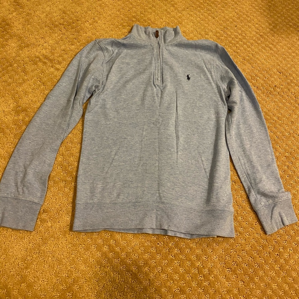 Polo quarter-zip sweater